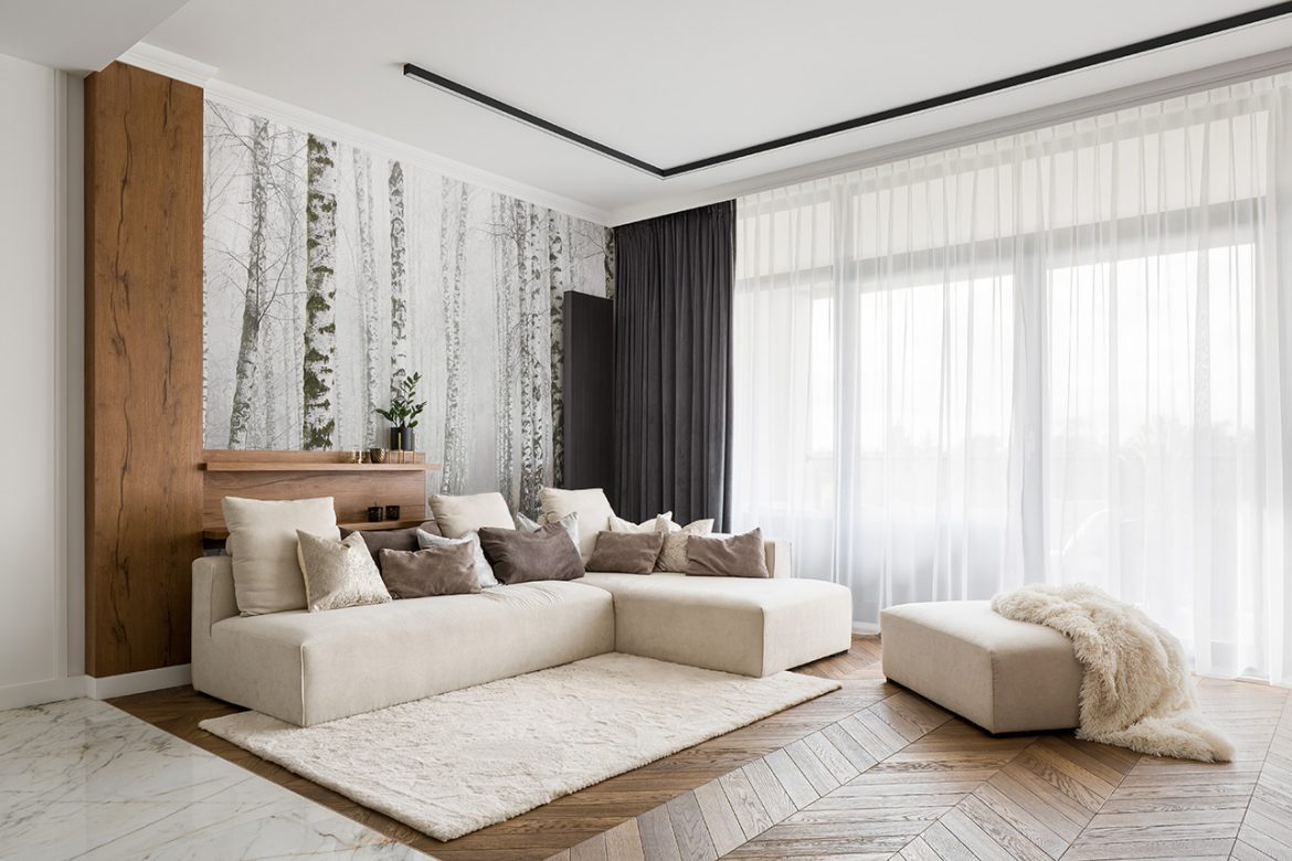 Ein Herbstwald zu Hause? Ja, das ist dank einer Fototapete möglich!