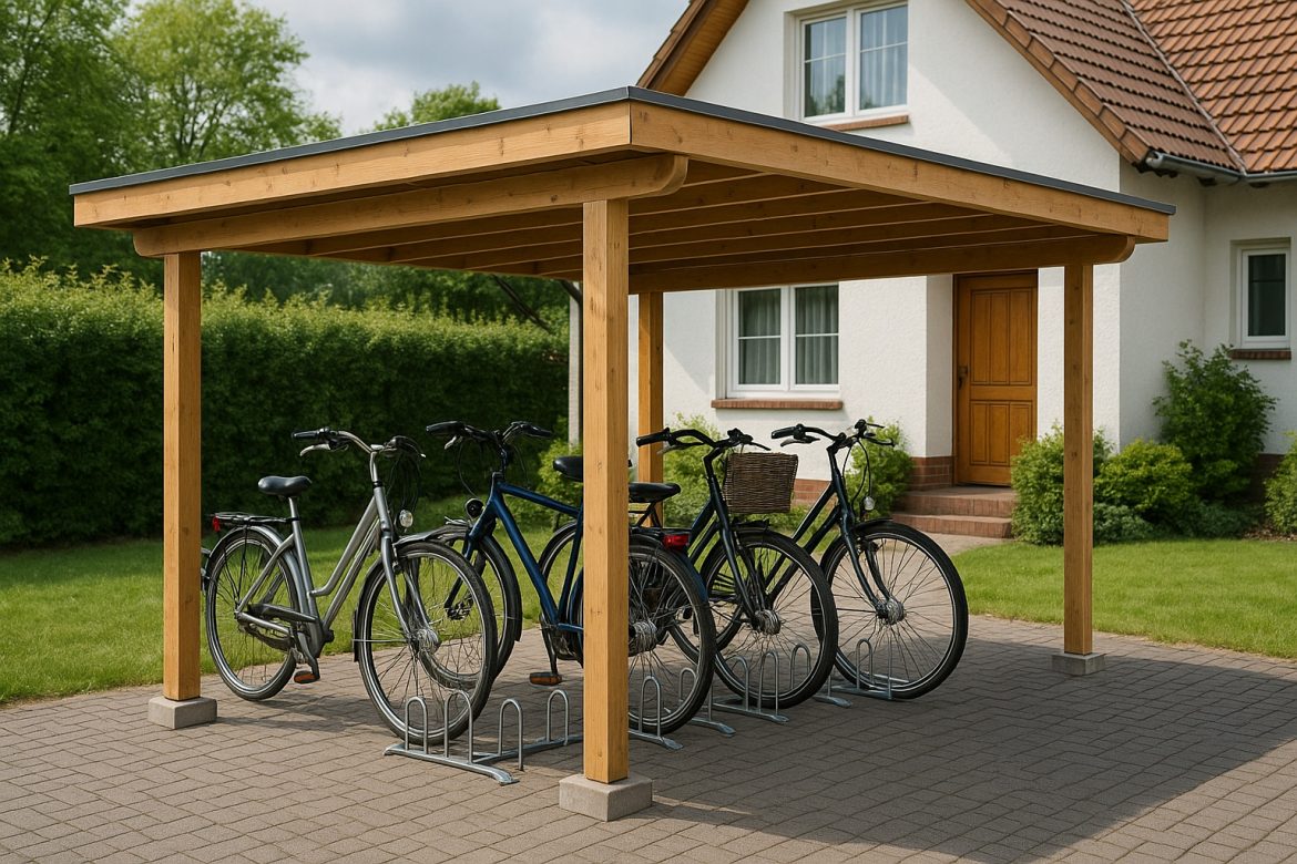 Überdachter Fahrradständer selbst bauen – Schutz und Stil für das eigene Zuhause